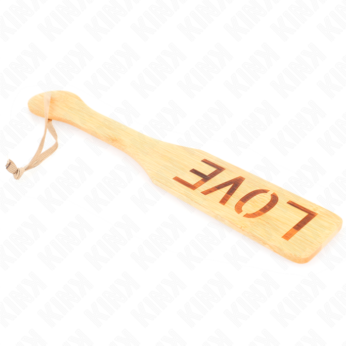 KINK - PALA DE BAMBÚ PALABRA LOVE 32 X 5.5 CM - CandyHot - Foto 2