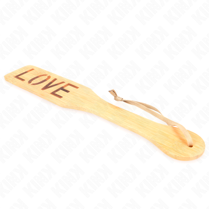 KINK - PALA DE BAMBÚ PALABRA LOVE 32 X 5.5 CM - CandyHot - Foto 3