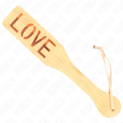 KINK - PALA DE BAMBÚ PALABRA LOVE 32 X 5.5 CM - CandyHot - Foto 1