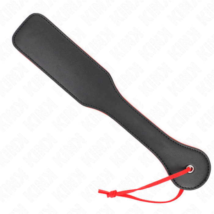 KINK - PALA DE DOS CARAS ROJO Y NEGRO 32 X 6 CM - CandyHot - Foto 1