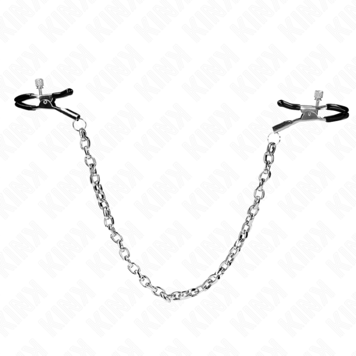 KINK - PINZAS PARA PEZONES CON CADENA GRUESA 30 CM - CandyHot - Foto 2