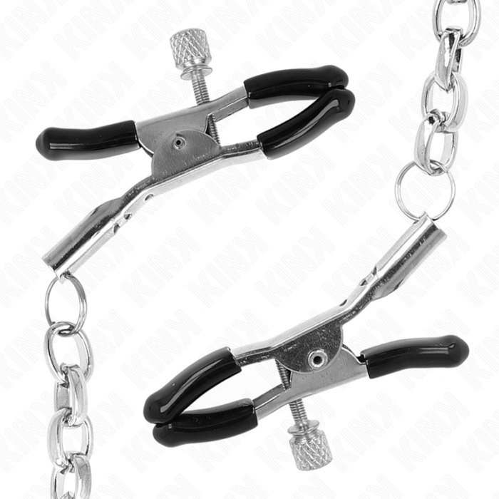 KINK - PINZAS PARA PEZONES CON CADENA GRUESA 30 CM - CandyHot - Foto 4