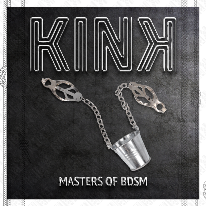 KINK - PINZAS PARA PEZONES CON CUBO PLATEADO - CandyHot - Foto 5