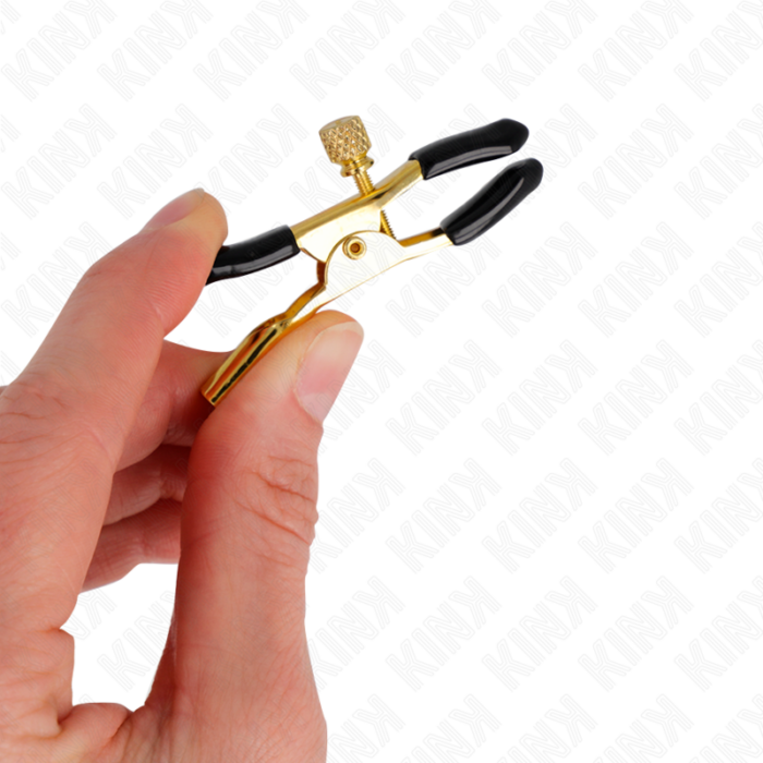 KINK - PINZAS PARA PEZONES DORADO 6 CM - CandyHot - Foto 4
