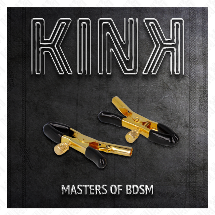 KINK - PINZAS PARA PEZONES DORADO 6 CM - CandyHot - Foto 5