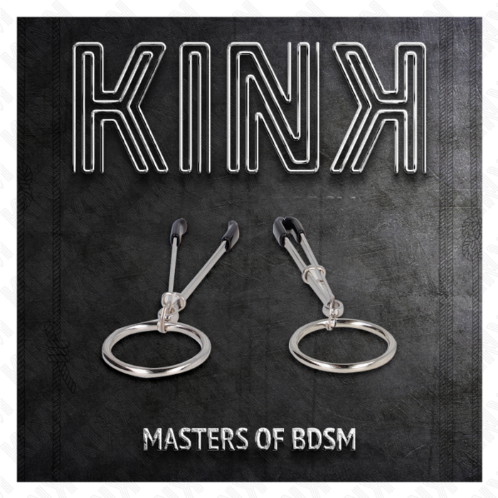 KINK - PINZAS PARA PEZONES FINA CON ARO PLATEADO 7 CM - CandyHot - Foto 5