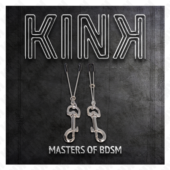 KINK - PINZAS PARA PEZONES FINA CON GANCHO PLATEADO 7 CM - CandyHot - Foto 5