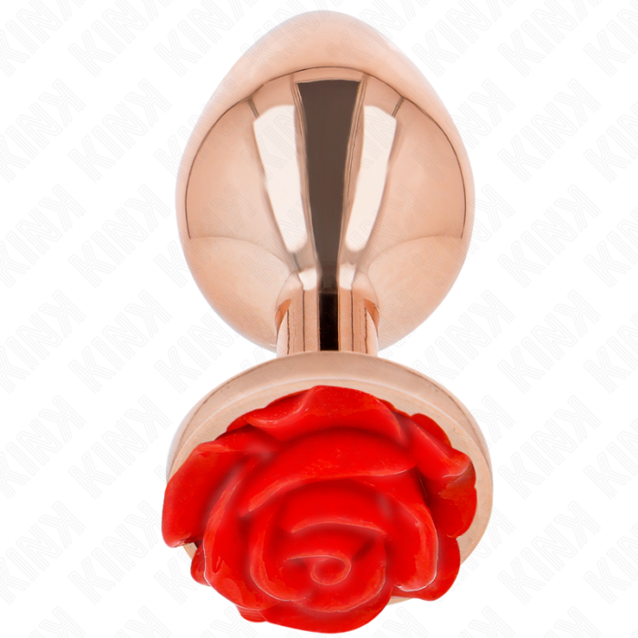 KINK - PLUG ANAL ORO ROSADO ROSA ROJA L - CandyHot - Foto 1