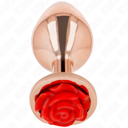 KINK - PLUG ANAL ORO ROSADO ROSA ROJA S - CandyHot - Foto 1
