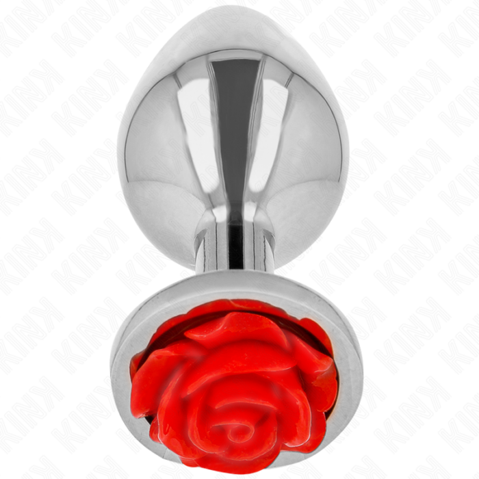 KINK - PLUG ANAL ROSA ROJA TALLA M - CandyHot - Foto 1