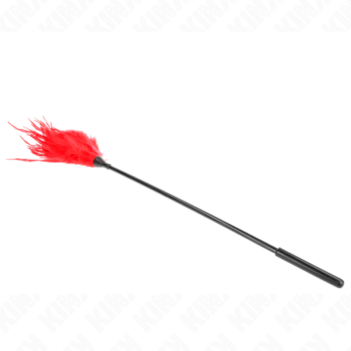 KINK - PLUMAS MÚLTIPLES PARA COSQUILLAS ROJO 45 CM - CandyHot - Foto 2