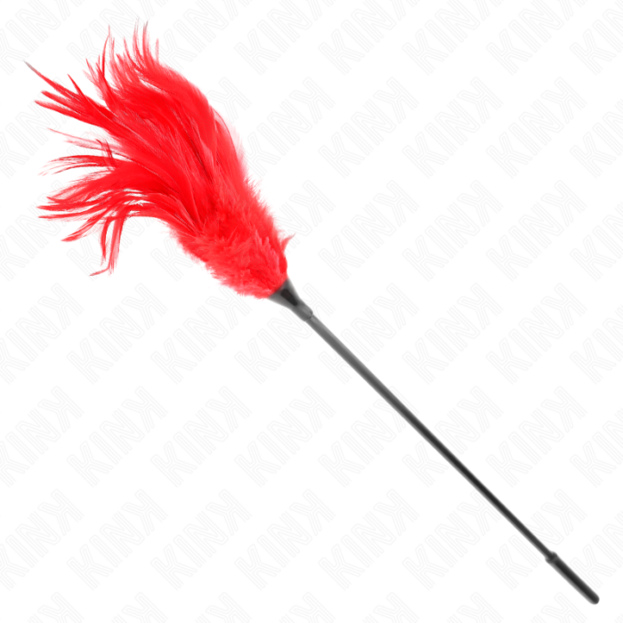 KINK - PLUMAS MÚLTIPLES PARA COSQUILLAS ROJO 45 CM - CandyHot - Foto 3