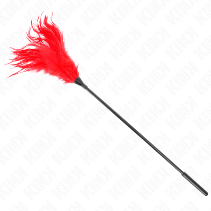 KINK - PLUMAS MÚLTIPLES PARA COSQUILLAS ROJO 45 CM - CandyHot - Foto 1