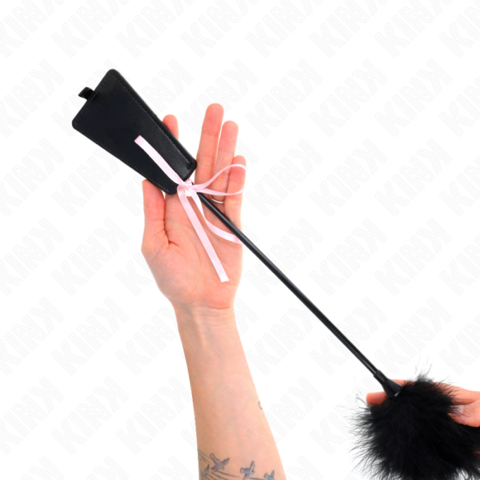 KINK - PLUMAS PARA COSQUILLAS CON LAZO DE CINTA ROSA 49 CM - CandyHot - Foto 4