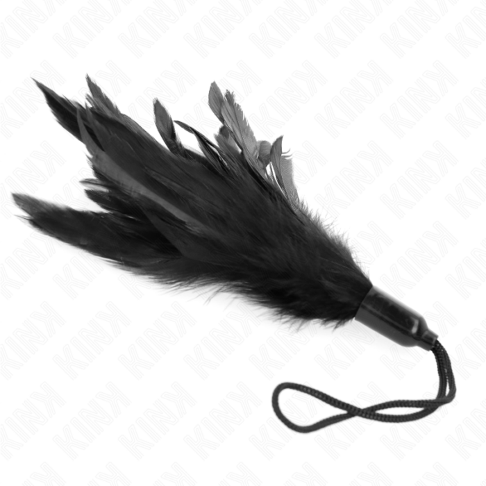 KINK - PLUMAS PARA COSQUILLAS CON MANGO DE CUERDA BASE DE PLÁSTICO 15 CM - CandyHot - Foto 3