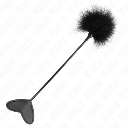 KINK - PLUMAS PARA COSQUILLAS CON PALETA DE CORAZÓN 31 CM - CandyHot - Foto 2