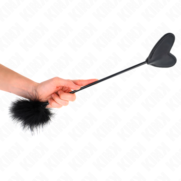 KINK - PLUMAS PARA COSQUILLAS CON PALETA DE CORAZÓN 31 CM - CandyHot - Foto 5