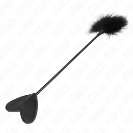 KINK - PLUMAS PARA COSQUILLAS CON PALETA DE CORAZÓN 31 CM - CandyHot - Foto 1