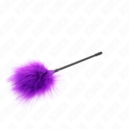 KINK - PLUMAS PARA COSQUILLAS MORADO USADO PARA EL KIT BONDAGE 27 CM - CandyHot - Foto 2