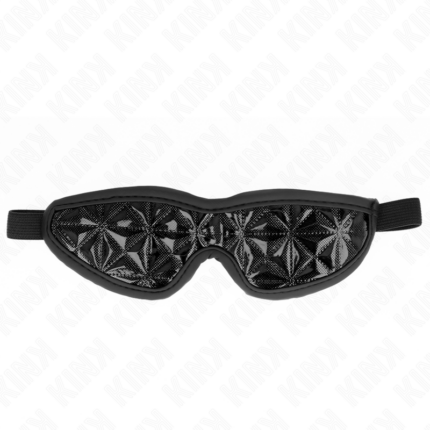 KINK - VENDA CON PATRÓN DE DIAMANTES NEGRO 20.5 x 6 CM - CandyHot - Foto 1