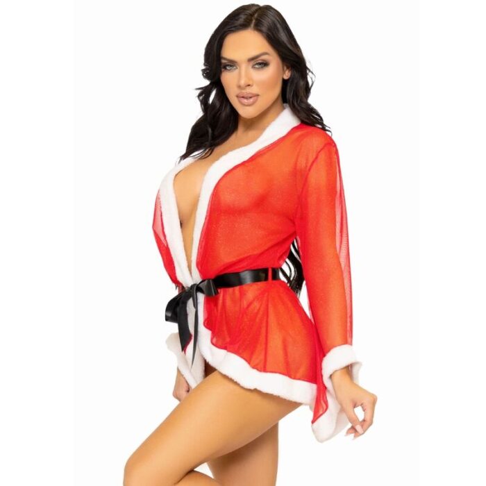 LEG AVENUE - DISFRAZ PICARDÍAS NAVIDEÑO SEXY SANTA ROJO M/L - CandyHot - Foto 5