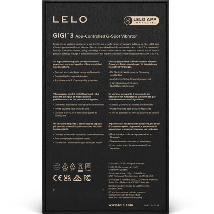 LELO -   GIGI™ 3 VIBRADOR PUNTO G AZUL - CandyHot - Foto 4
