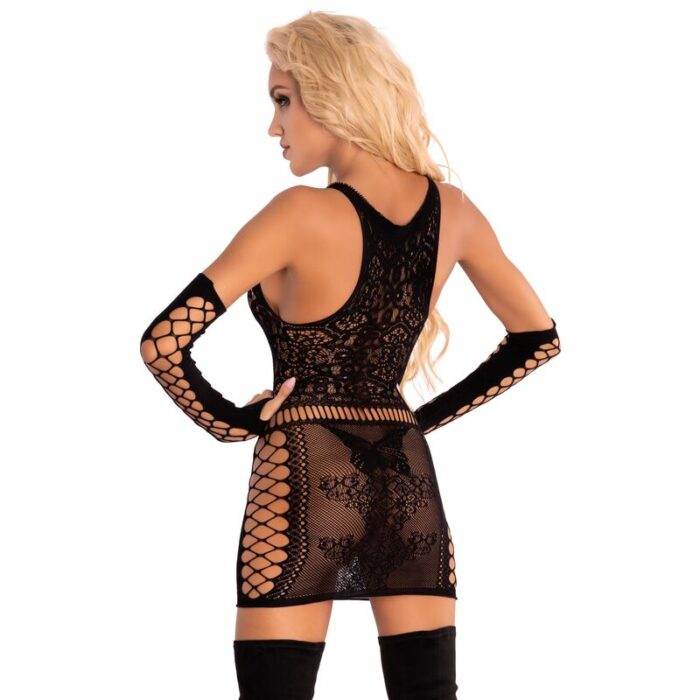 LIVCO CORSETTI FASHION - MARLAMINA XG030 CAMISA + GUANTES NEGRO S/L - CandyHot - Foto 4