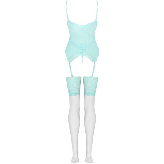 LIVCO CORSETTI FASHION - PERSINNE MIT EMPORIO SET CORSET + PANTY + MEDIAS L/XL - CandyHot - Foto 4