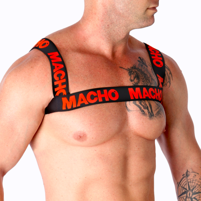 MACHO - ARNÉS DOBLE ROJO - CandyHot - Foto 2