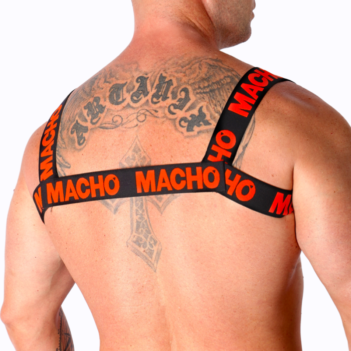 MACHO - ARNÉS DOBLE ROJO - CandyHot - Foto 3