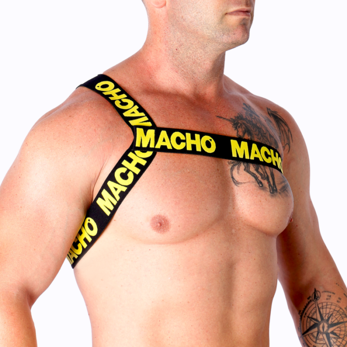 MACHO - ARNÉS ROMANO AMARILLO S/M - CandyHot - Foto 2
