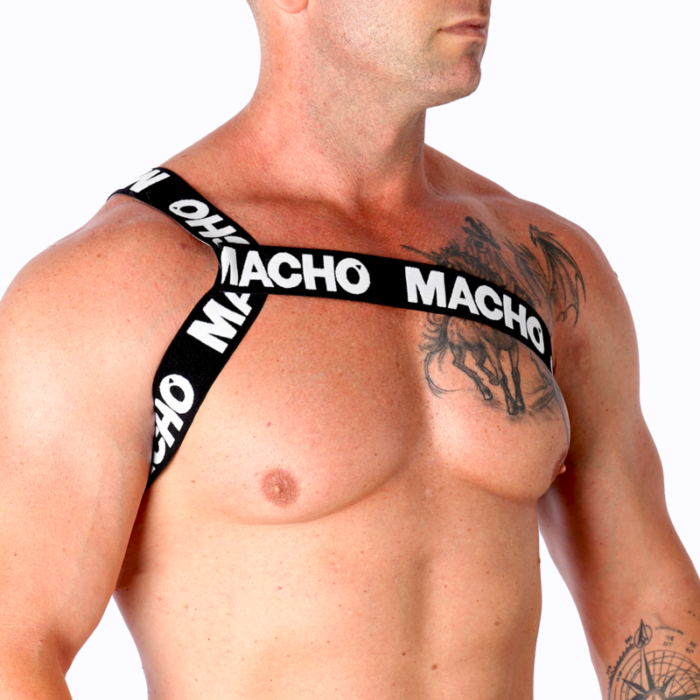 MACHO - ARNÉS ROMANO BLANCO L/XL - CandyHot - Foto 2