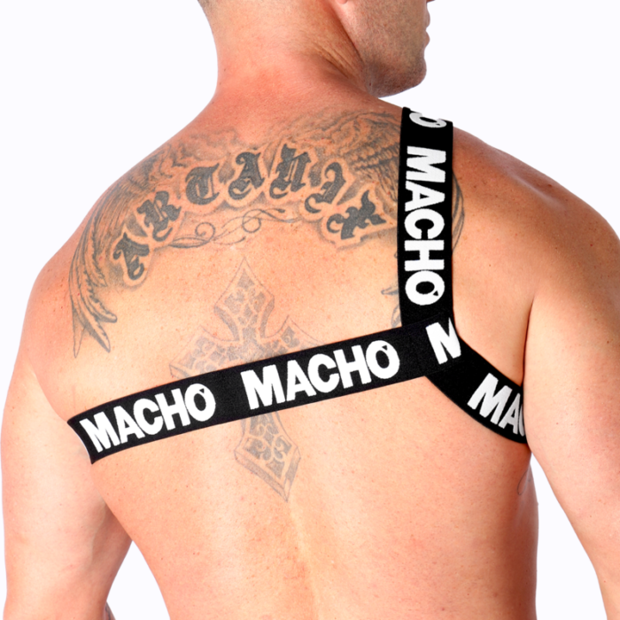 MACHO - ARNÉS ROMANO BLANCO L/XL - CandyHot - Foto 3