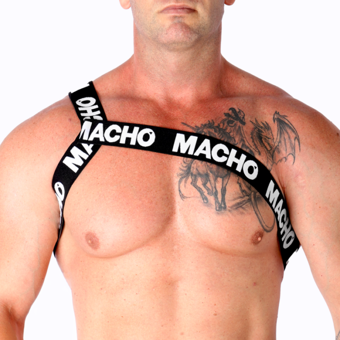 MACHO - ARNÉS ROMANO BLANCO L/XL - CandyHot - Foto 1