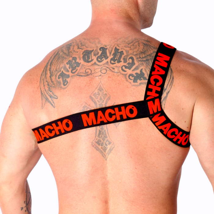 MACHO - ARNÉS ROMANO ROJO S/M - CandyHot - Foto 3
