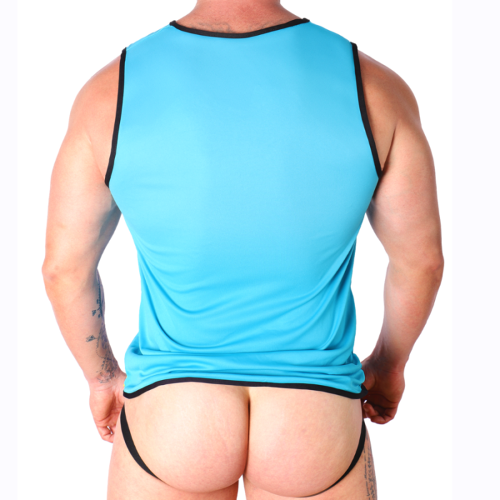 MACHO - CAMISETA AZUL L/XL - CandyHot - Foto 4