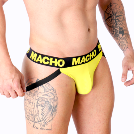 MACHO - MX25A JOCK AMARILLO LYCRA XL - CandyHot - Foto 2