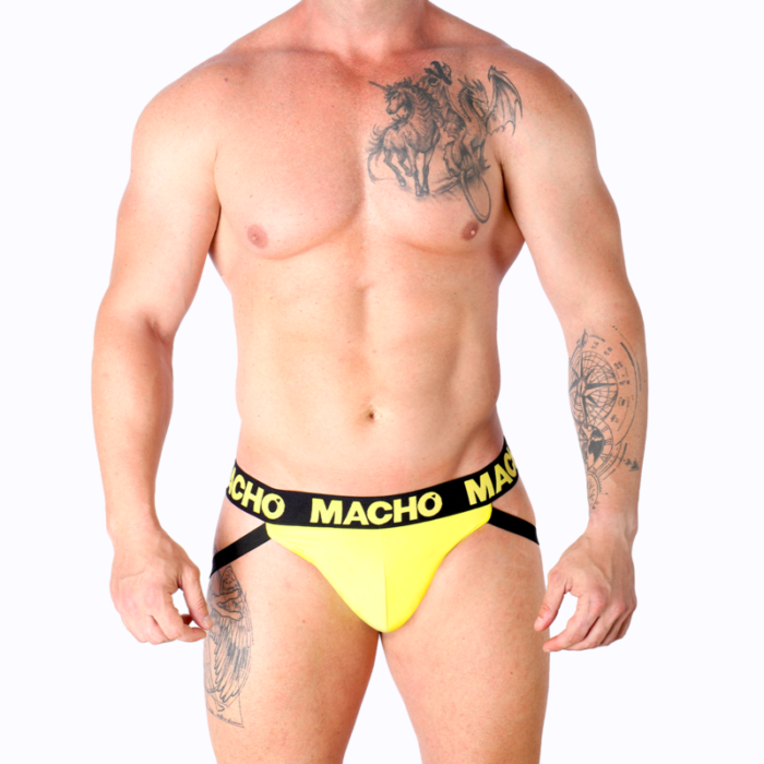 MACHO - MX25A JOCK AMARILLO LYCRA XL - CandyHot - Foto 5