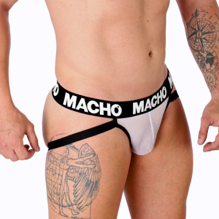 MACHO - MX26X1 JOCK REJILLA BLANCO S - CandyHot - Foto 2