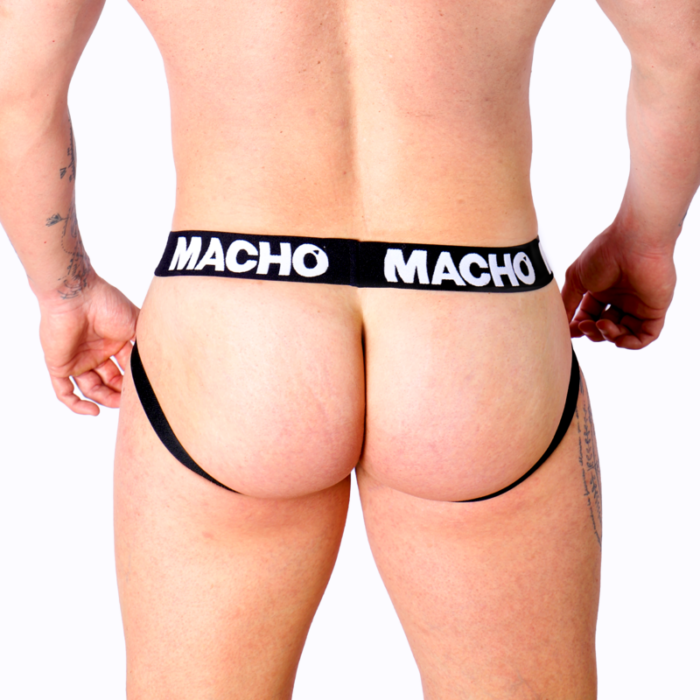 MACHO - MX27GR JOCK CUERO GRIS BEIGE L - CandyHot - Foto 6