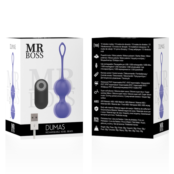 MR BOSS - DUMAS KEGEL BOLAS VIBRADORAS CONTROL REMOTO - CandyHot - Foto 3
