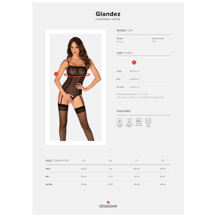 OBSESSIVE- GLANDEZ PELUCHE SIN ENTREpierna XS/S - CandyHot - Foto 5