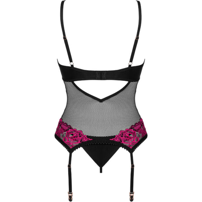 OBSESSIVE - ROSENTY CORSET M/L - CandyHot - Foto 6