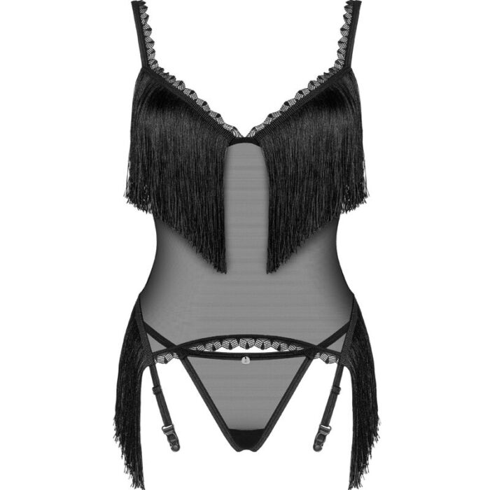 OBSESSIVE - SHERILA CORSET & TANGA XL/XXL - CandyHot - Foto 5