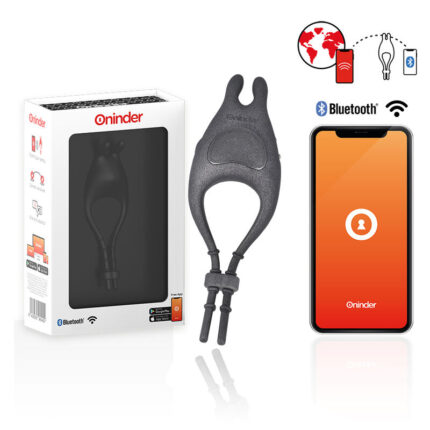 ONINDER - PAMPA ANILLO VIBRADOR AJUSTABLE Y MULTIPOSICION  - APP GRATUITA - CandyHot - Foto 1