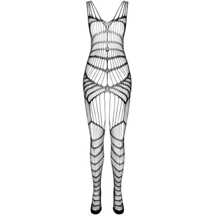 PASSION - BS 102 BODYSTOCKING NEGRO TALLA ÚNICA - CandyHot - Foto 3