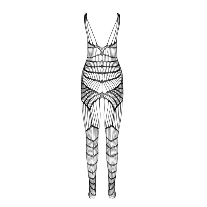 PASSION - BS 102 BODYSTOCKING NEGRO TALLA ÚNICA - CandyHot - Foto 4