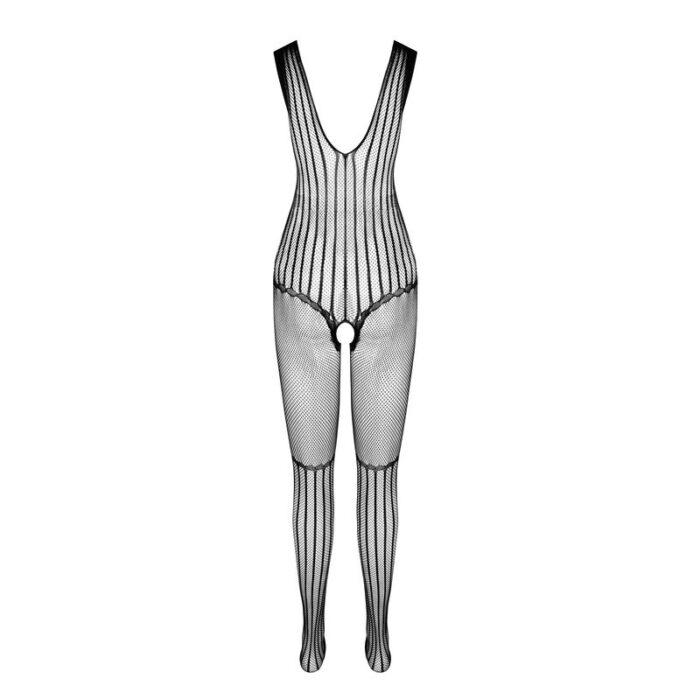 PASSION - BS 103 BODYSTOCKING BLANCO TALLA ÚNICA - CandyHot - Foto 3