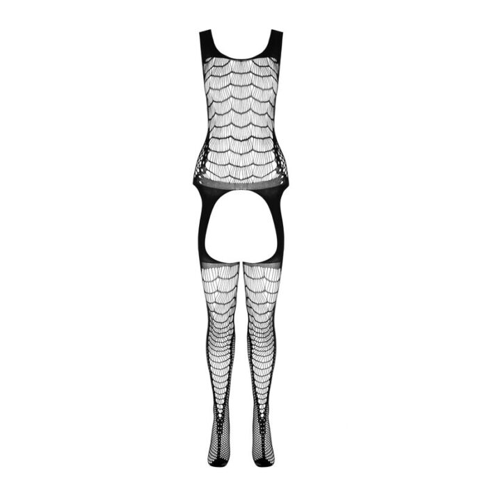 PASSION - BS 104 BODYSTOCKING BLANCO TALLA ÚNICA - CandyHot - Foto 3