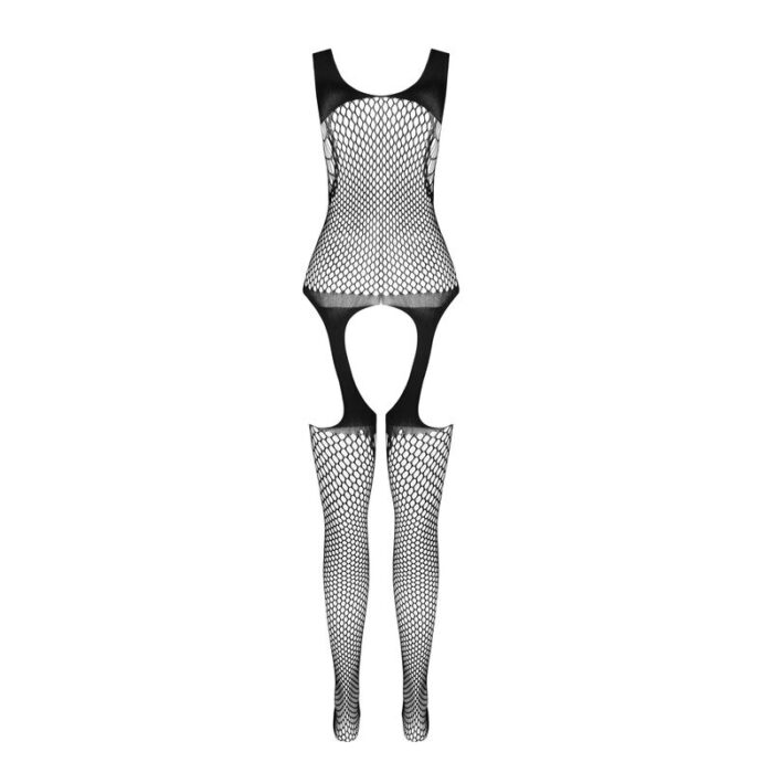 PASSION - BS 104 BODYSTOCKING NEGRO TALLA ÚNICA - CandyHot - Foto 4